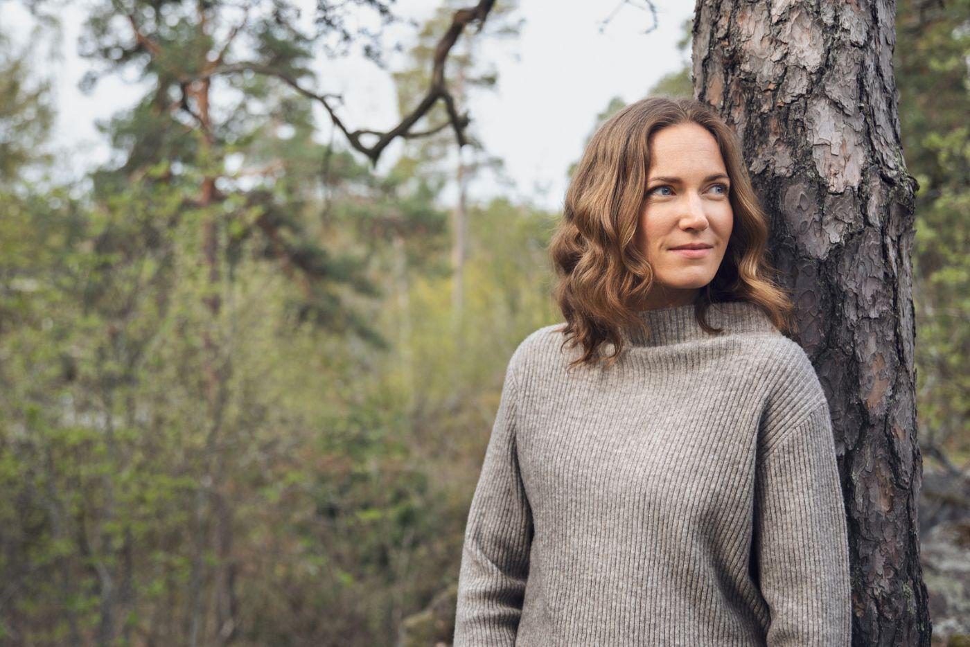 Image of woman in the forest