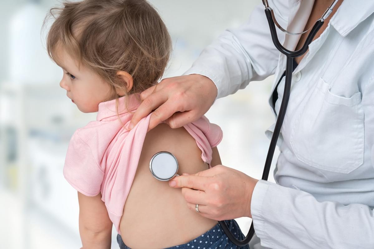 Child at doctors