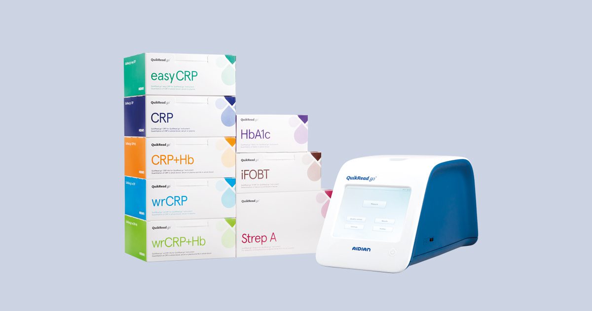 Multi Go Instrument QuikRead go is an accurate and connectable point of care… | Aidian