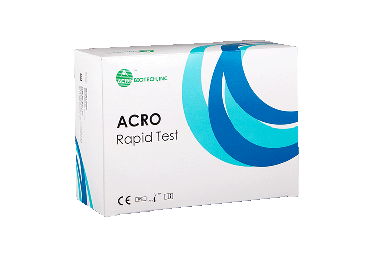 ACRO Rapid Tests tuotepakkaus