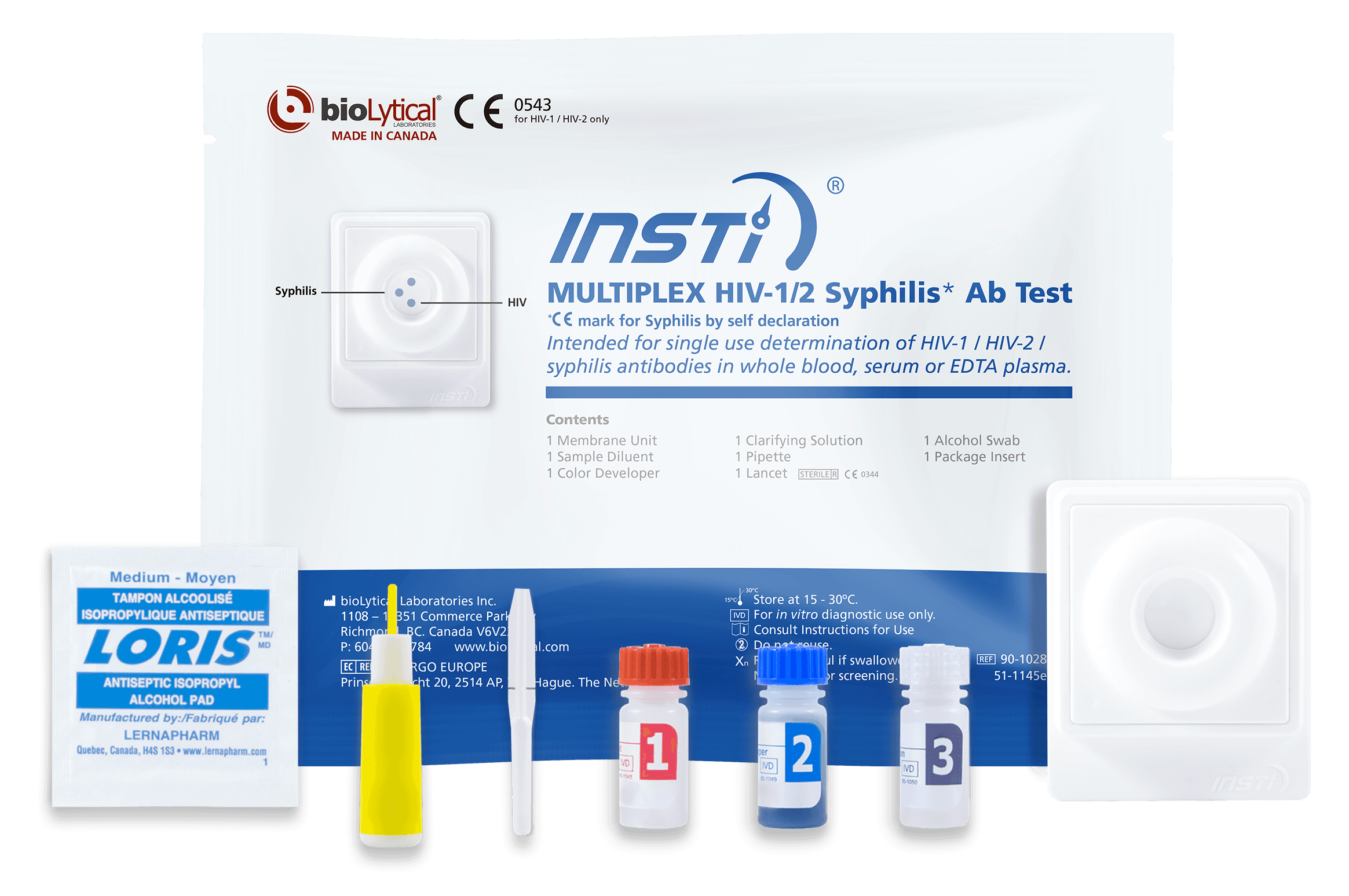 INSTI multiplex 51 1145 BMU all components INSTI multiplex 51 1145 BMU all components