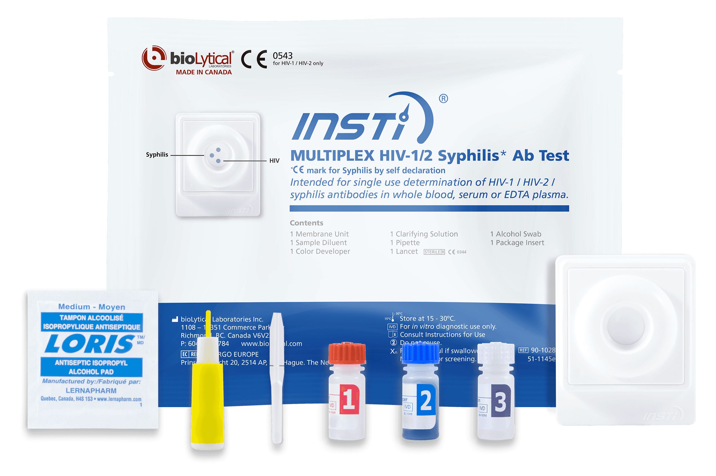 INSTI multiplex 51 1145 BMU all components