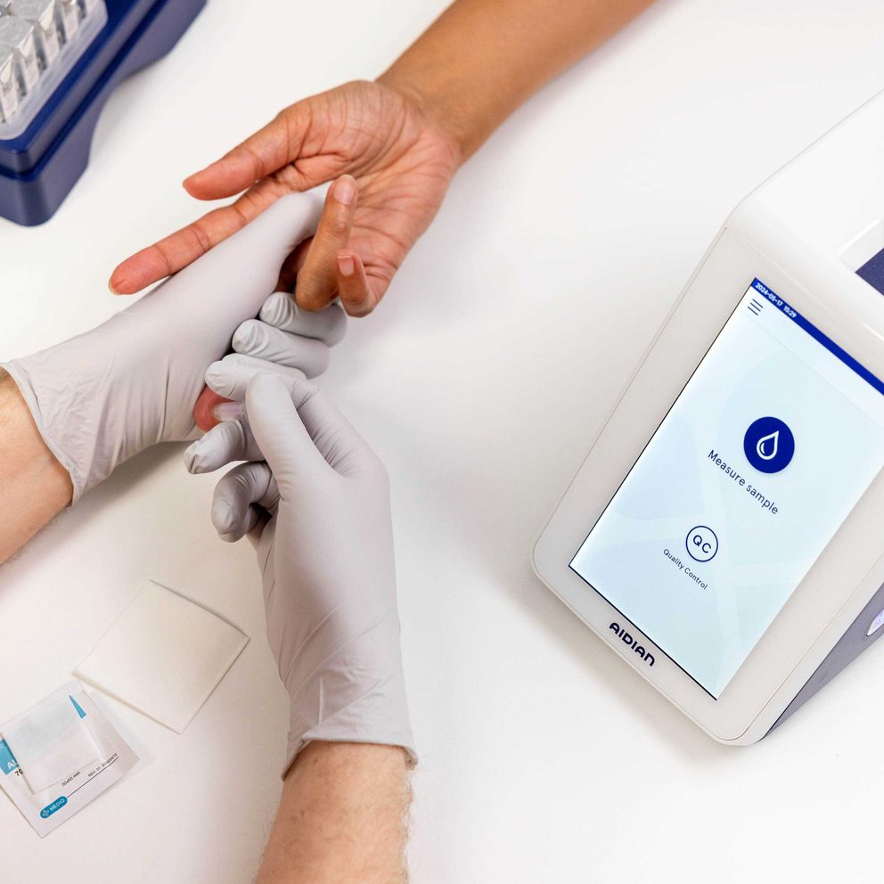 Poct Test Sign Point-of-care testing (POCT) | Aidian