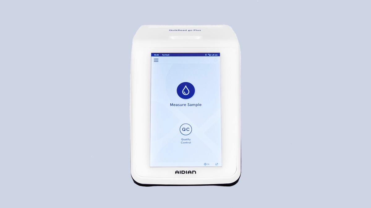The instrument has a mobile-like user interface