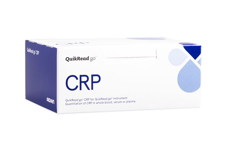 QuikRead go CRP tuotepakkaus