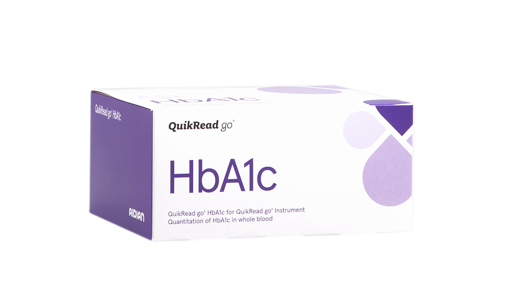 QuikRead go HbA1c kit box