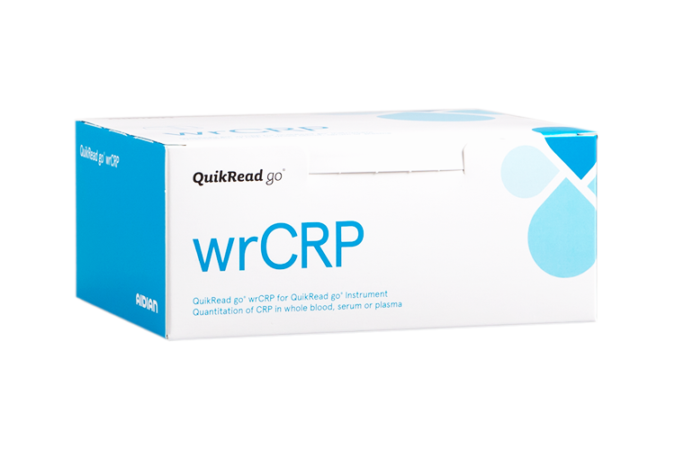 QuikRead go wrCRP tuotepakkaus